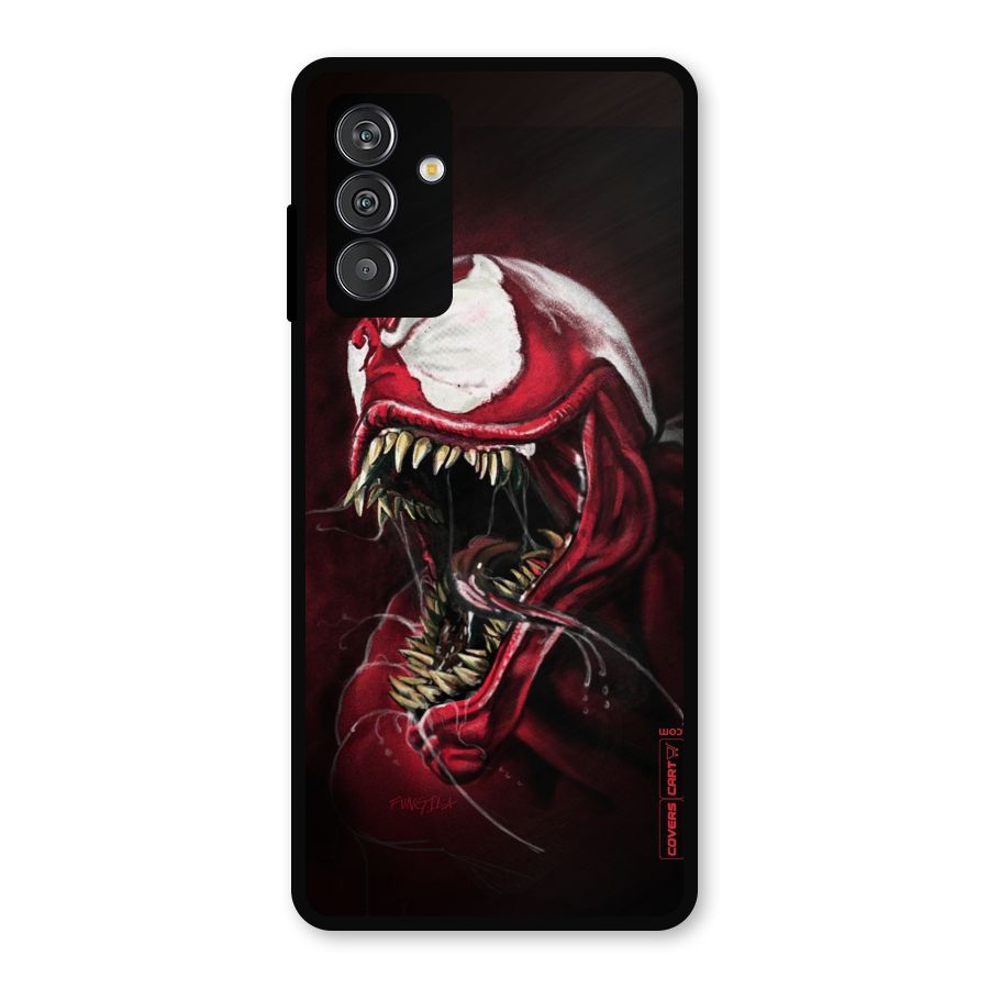Red Venom Artwork Metal Back Case for Galaxy M13