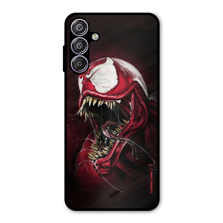 Red Venom Artwork Metal Back Case for Galaxy M15