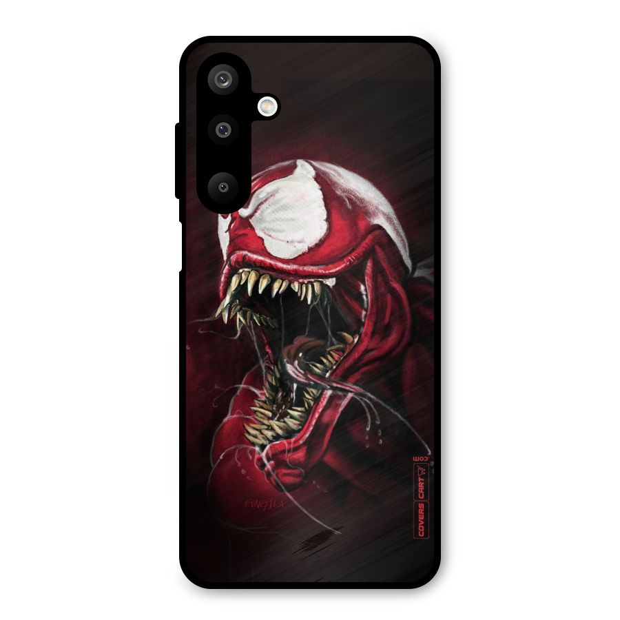 Red Venom Artwork Metal Back Case for Galaxy M16