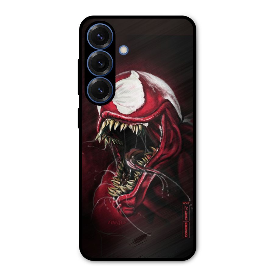 Red Venom Artwork Metal Back Case for Galaxy S25