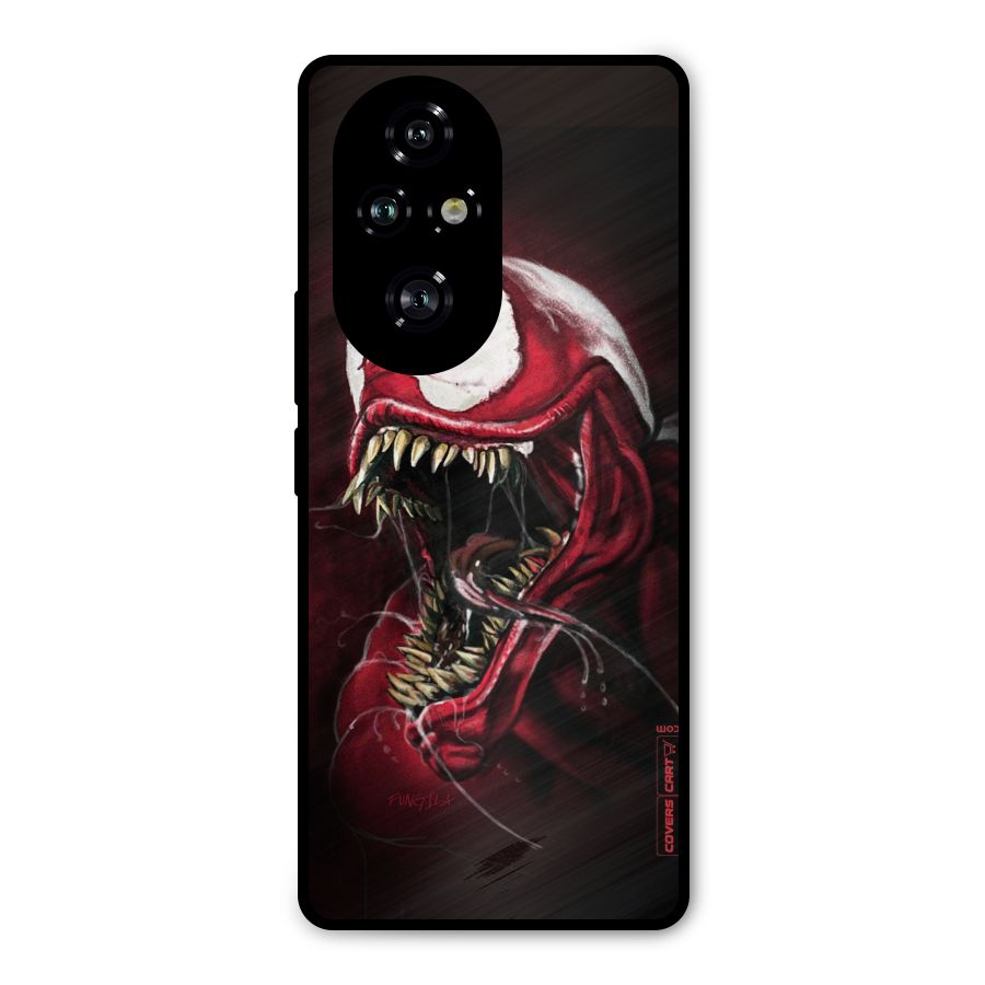 Red Venom Artwork Metal Back Case for Honor 200 Pro