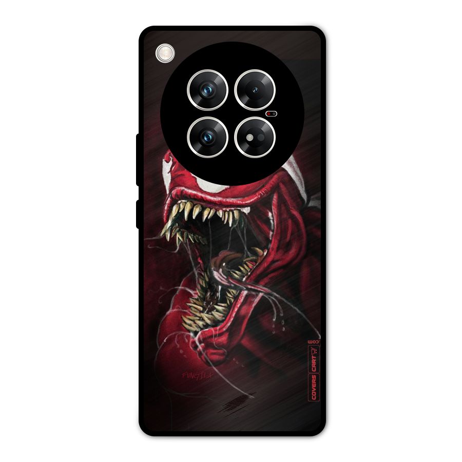 Red Venom Artwork Metal Back Case for Infinix Zero 40 5G
