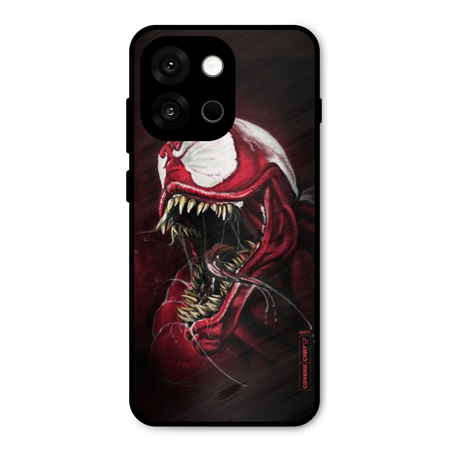Red Venom Artwork Metal Back Case for OnePlus 13s