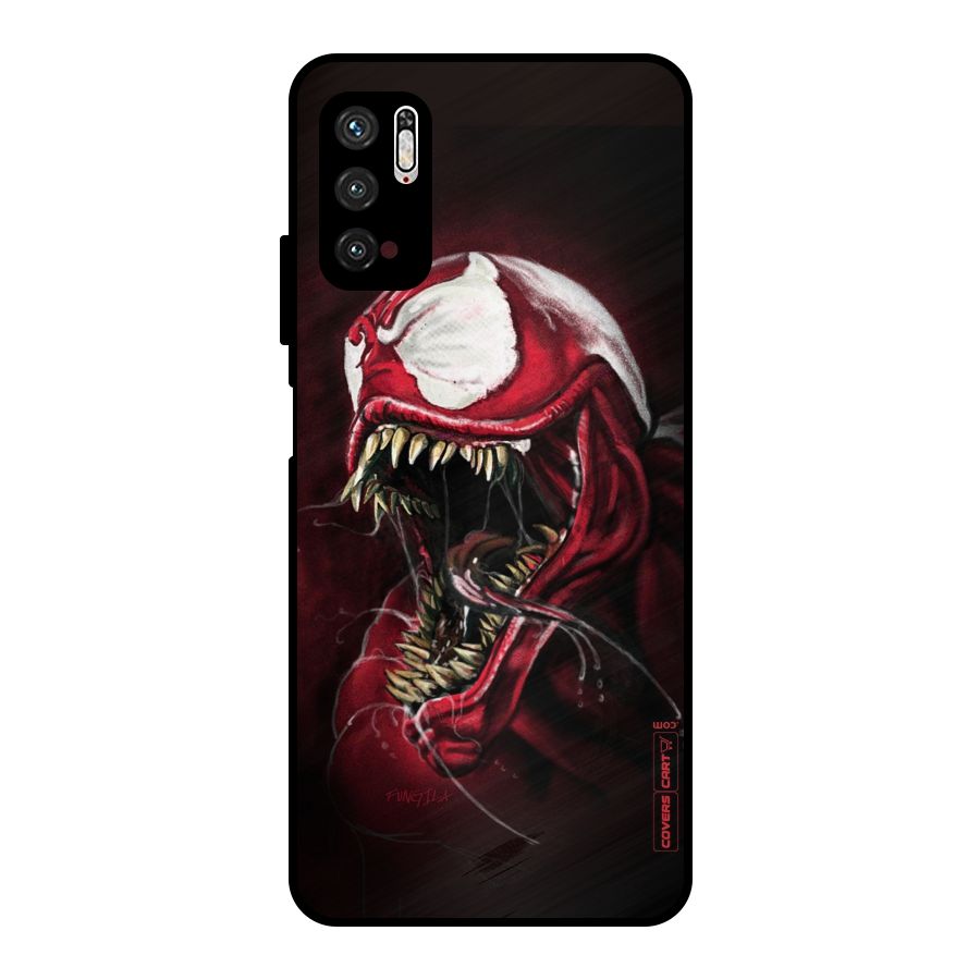 Red Venom Artwork Metal Back Case for Poco M3 Pro 5G