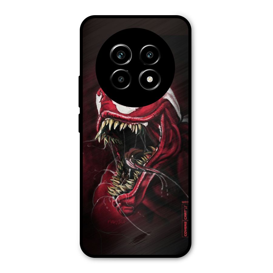 Red Venom Artwork Metal Back Case for Realme 13 Pro