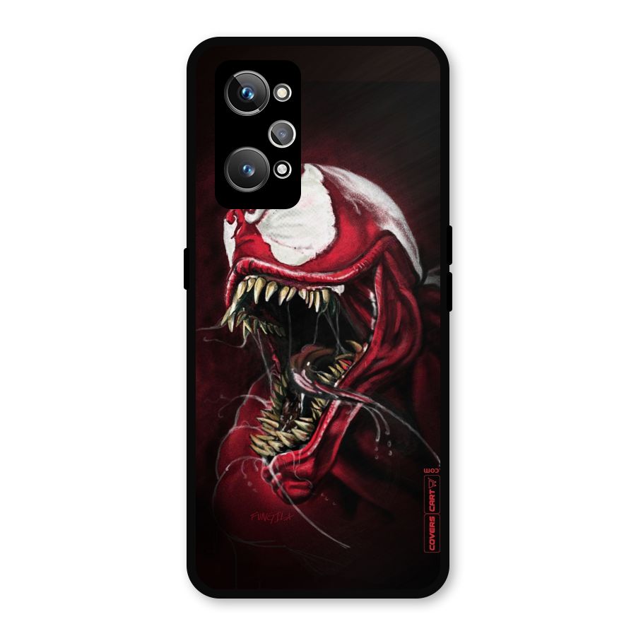 Red Venom Artwork Metal Back Case for Realme GT 2