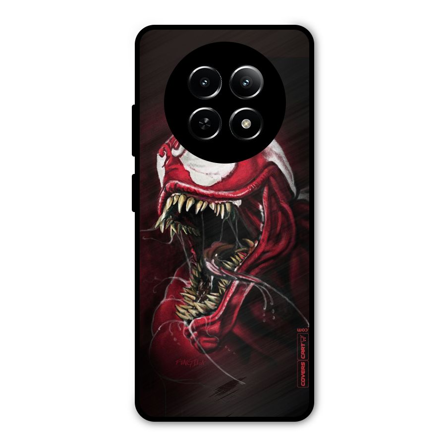 Red Venom Artwork Metal Back Case for Realme Narzo N65