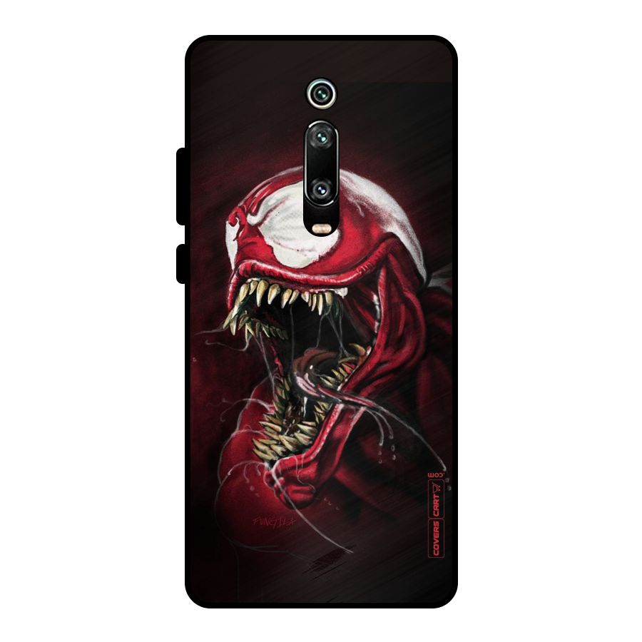 Red Venom Artwork Metal Back Case for Redmi K20 Pro