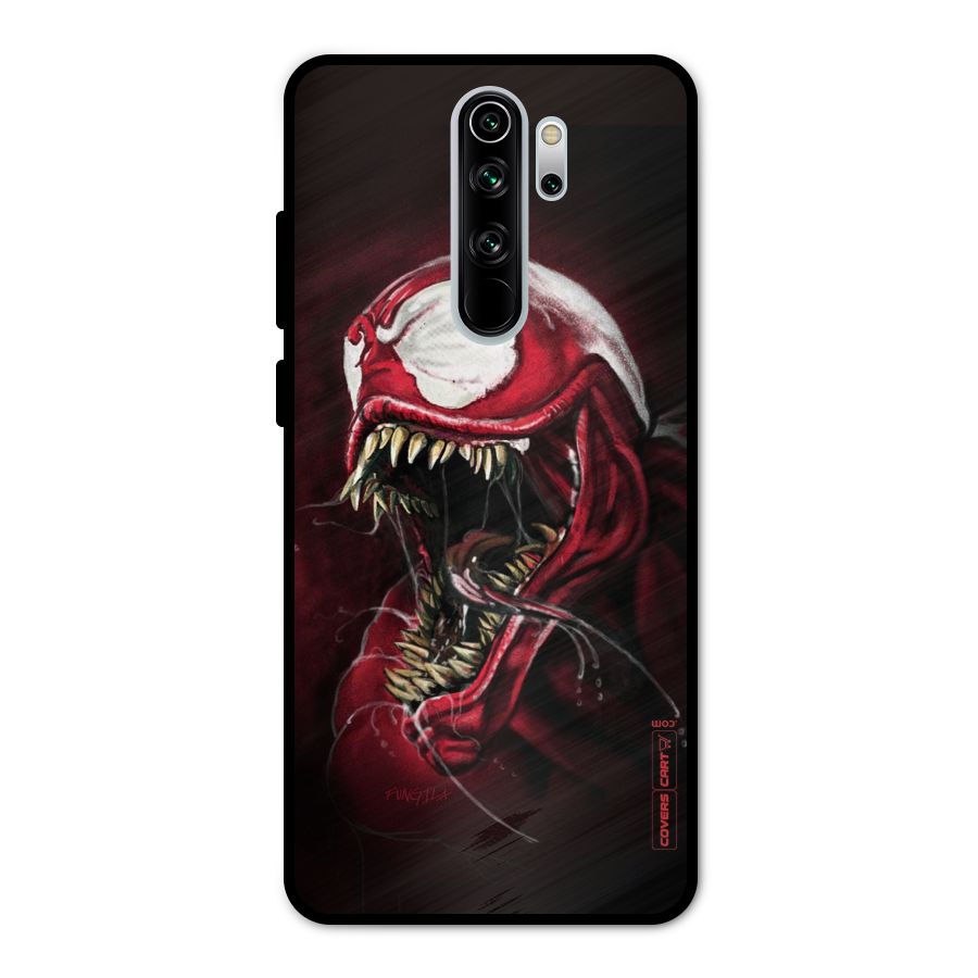 Red Venom Artwork Metal Back Case for Redmi Note 8 Pro