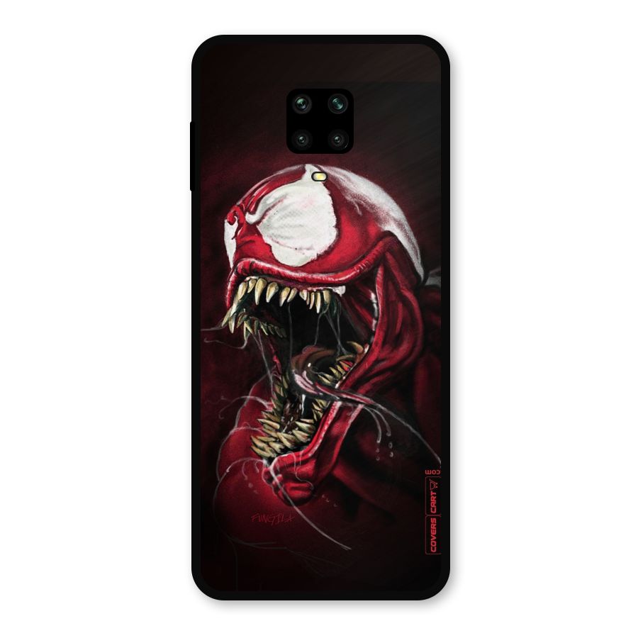 Red Venom Artwork Metal Back Case for Redmi Note 9 Pro Max