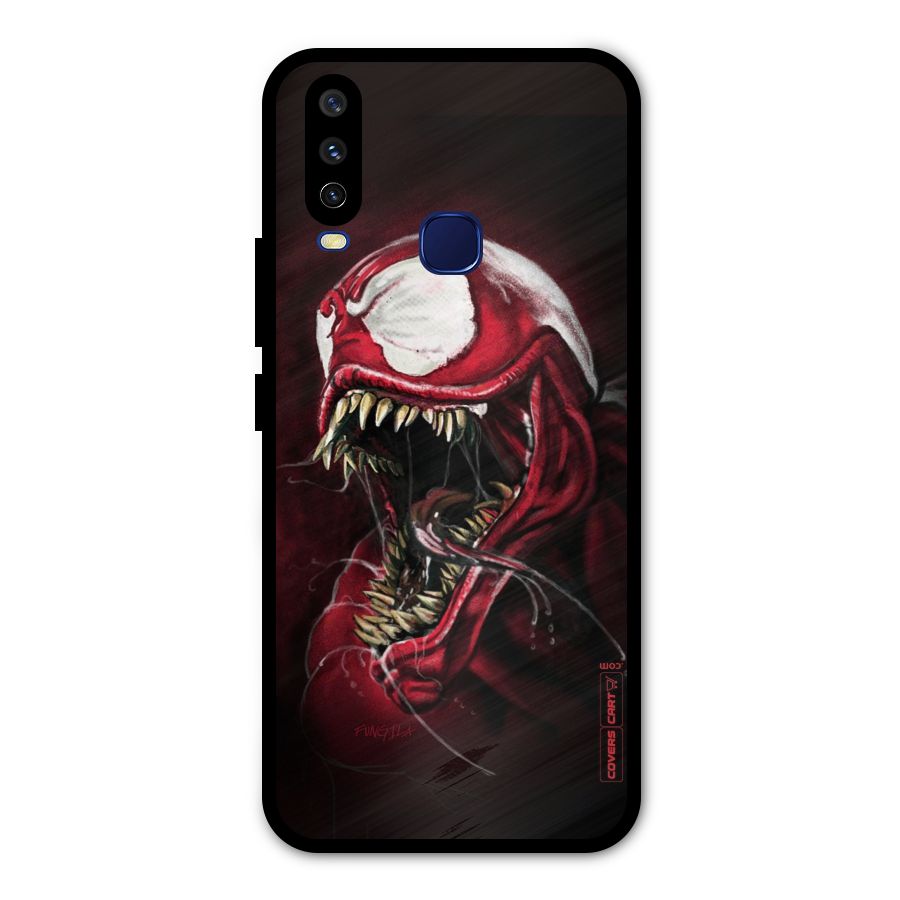 Red Venom Artwork Metal Back Case for Vivo V17