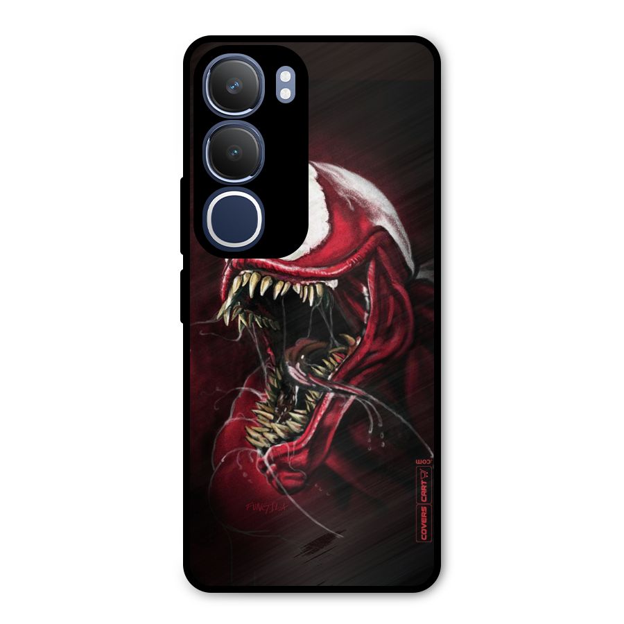 Red Venom Artwork Metal Back Case for Vivo Y29