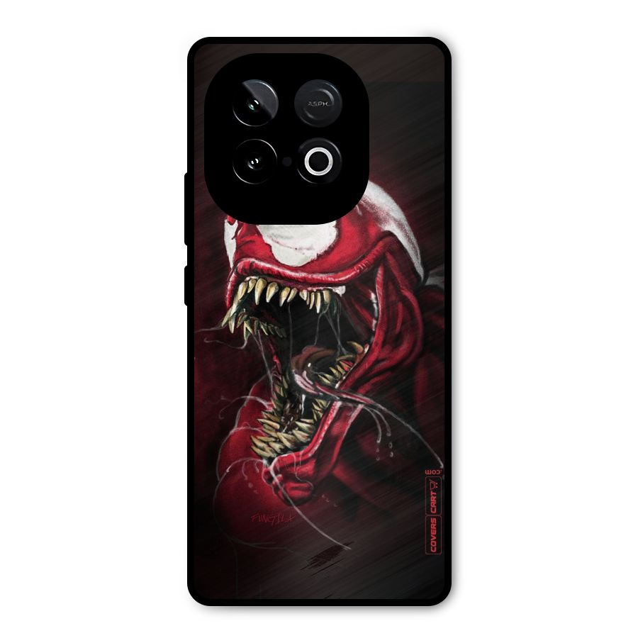 Red Venom Artwork Metal Back Case for iQOO Neo 10