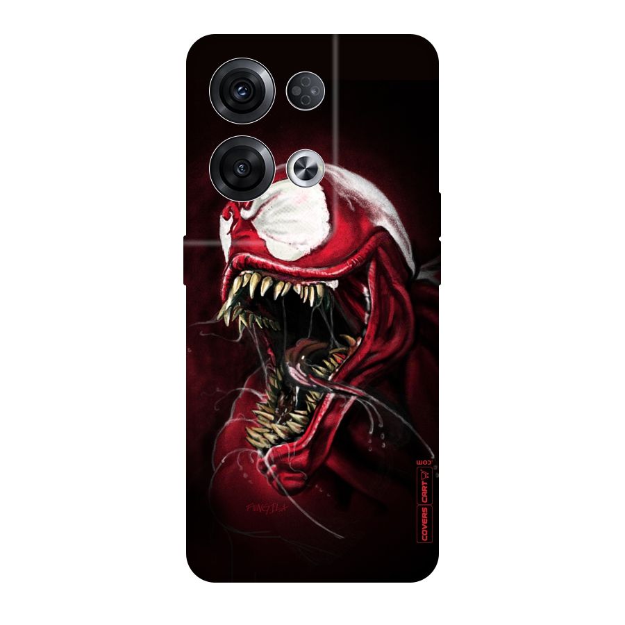 Red Venom Artwork Original Polycarbonate Back Case for Oppo Reno8 Pro 5G