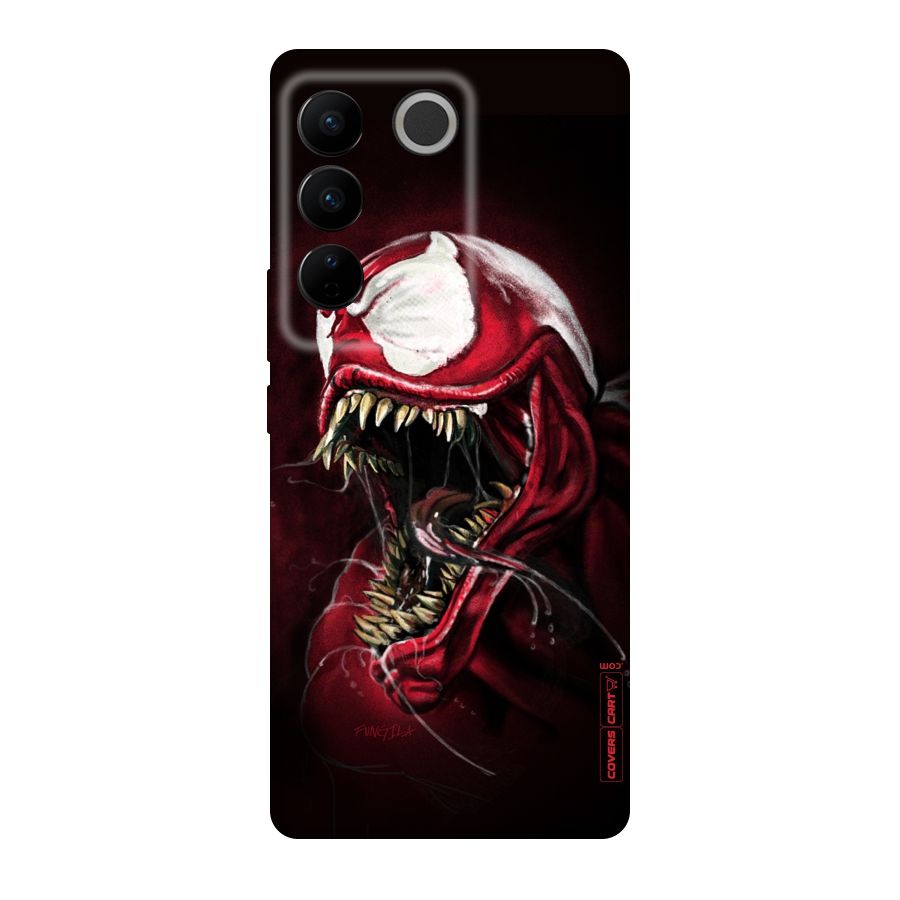 Red Venom Artwork Original Polycarbonate Back Case for Vivo V27