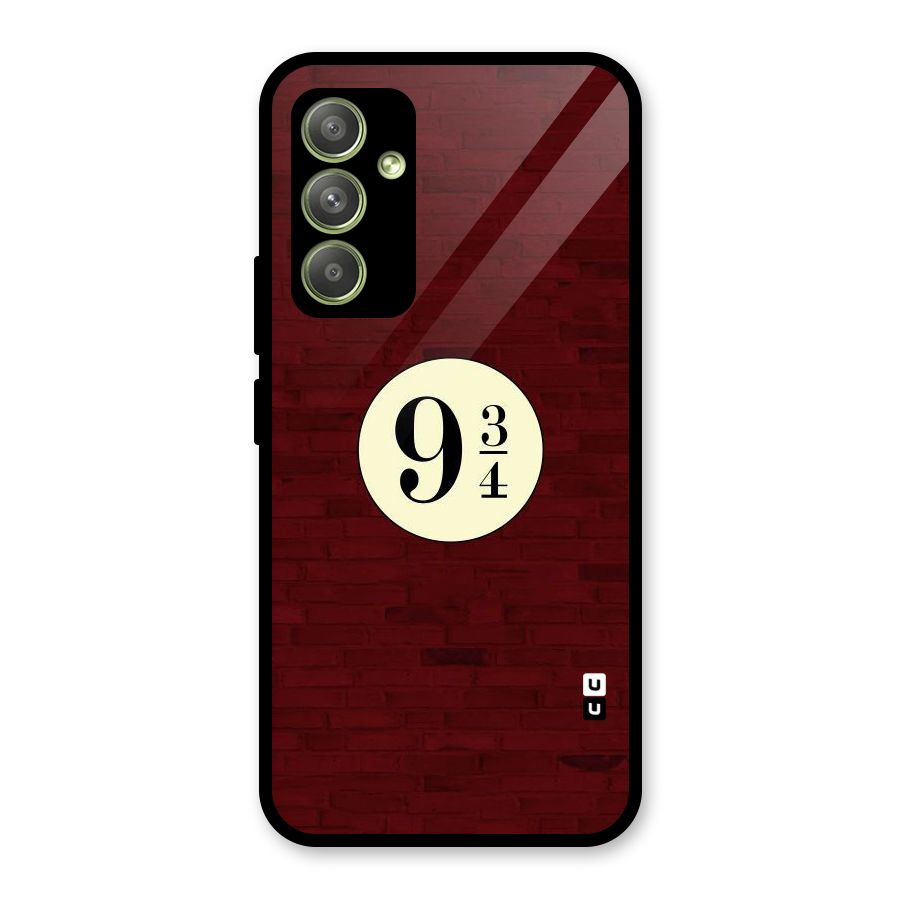 Red Wall Express Glass Back Case for Galaxy A54