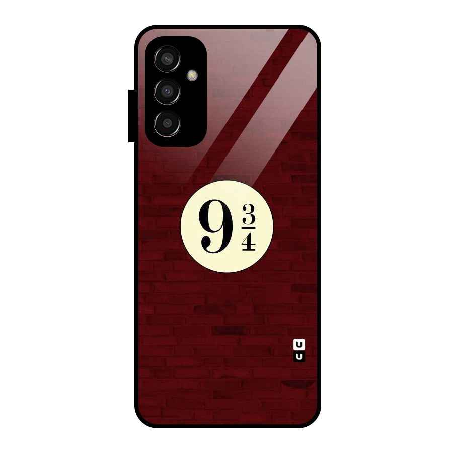 Red Wall Express Glass Back Case for Galaxy F13