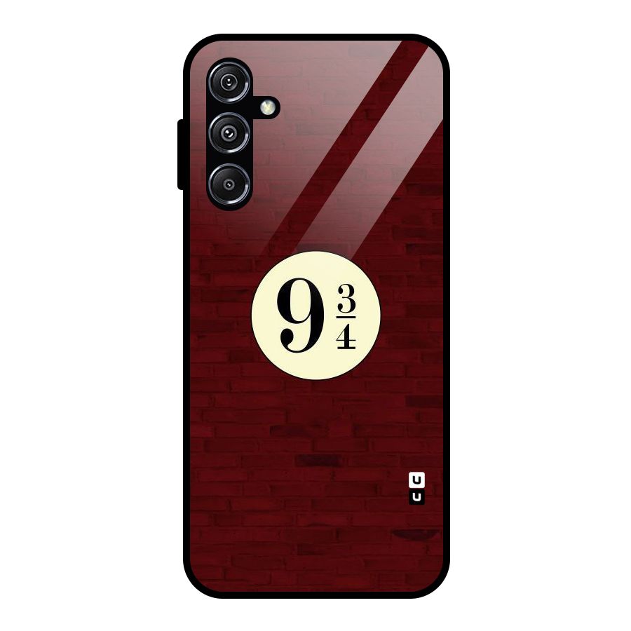 Red Wall Express Glass Back Case for Galaxy M34 5G