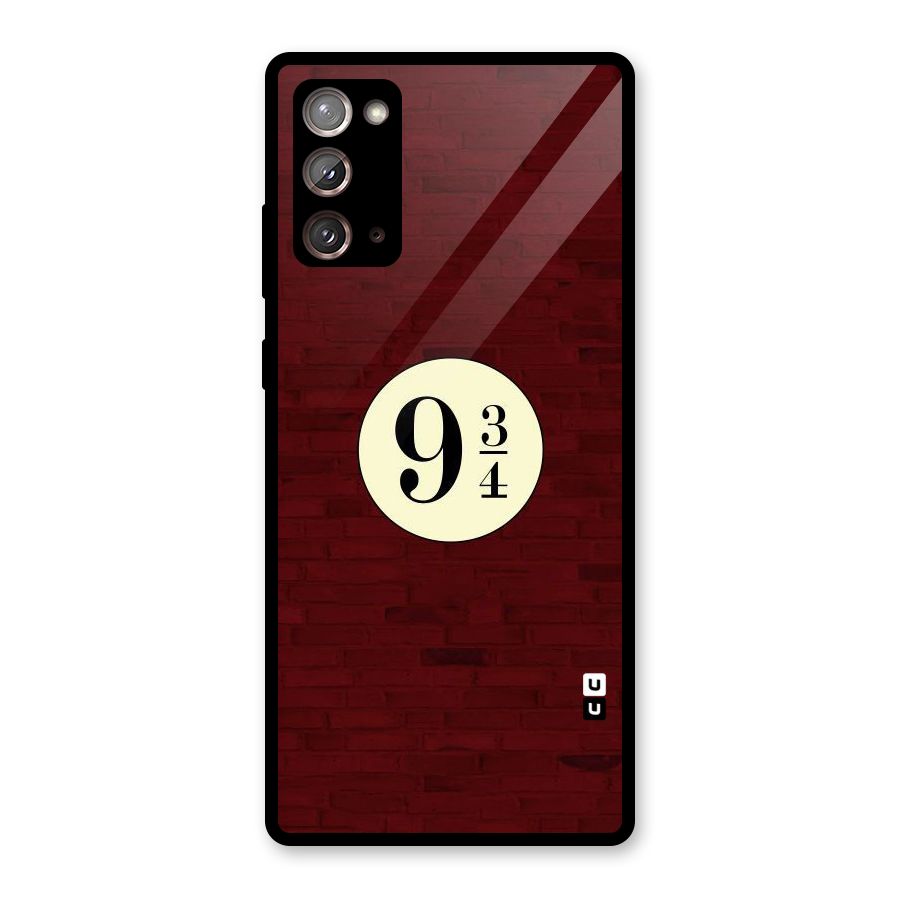 Red Wall Express Glass Back Case for Galaxy Note 20