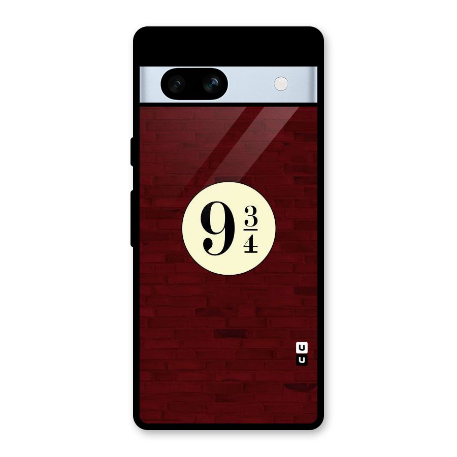 Red Wall Express Glass Back Case for Google Pixel 7a