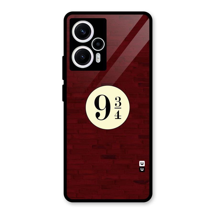 Red Wall Express Glass Back Case for Poco F5