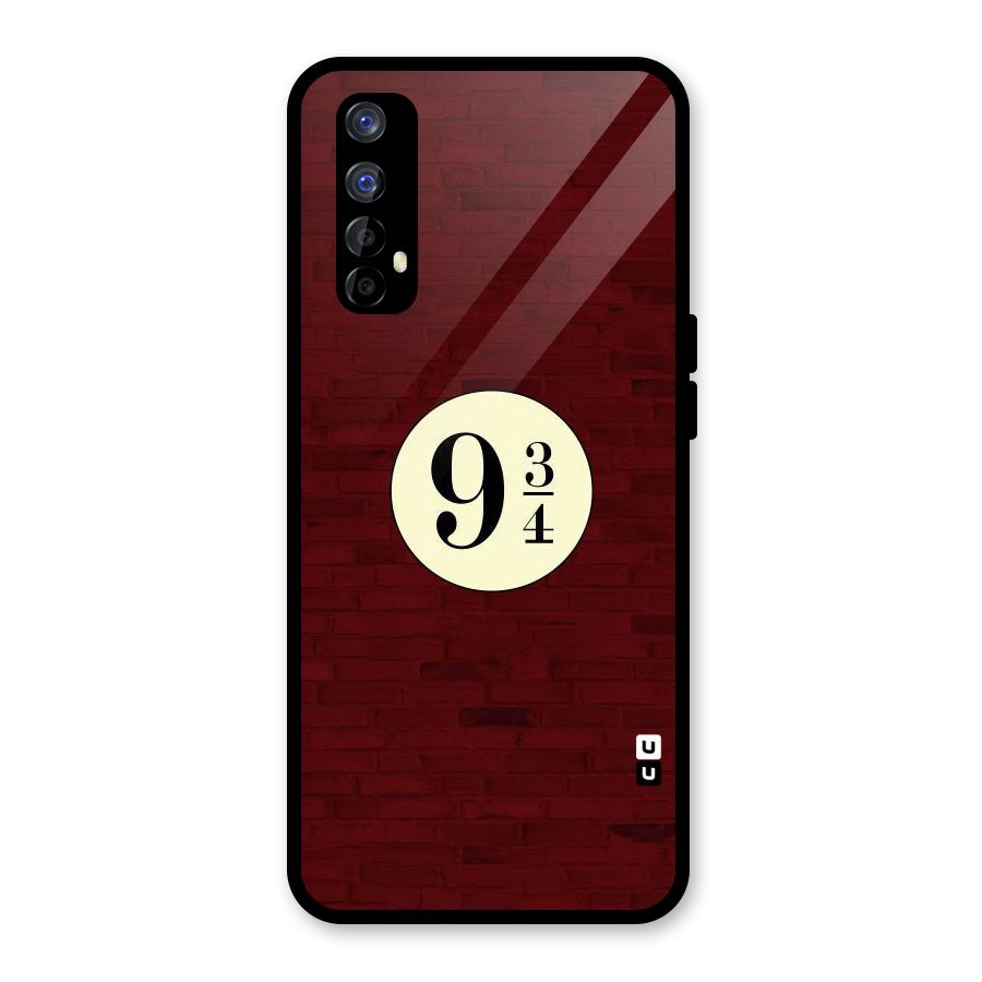Red Wall Express Glass Back Case for Realme 7