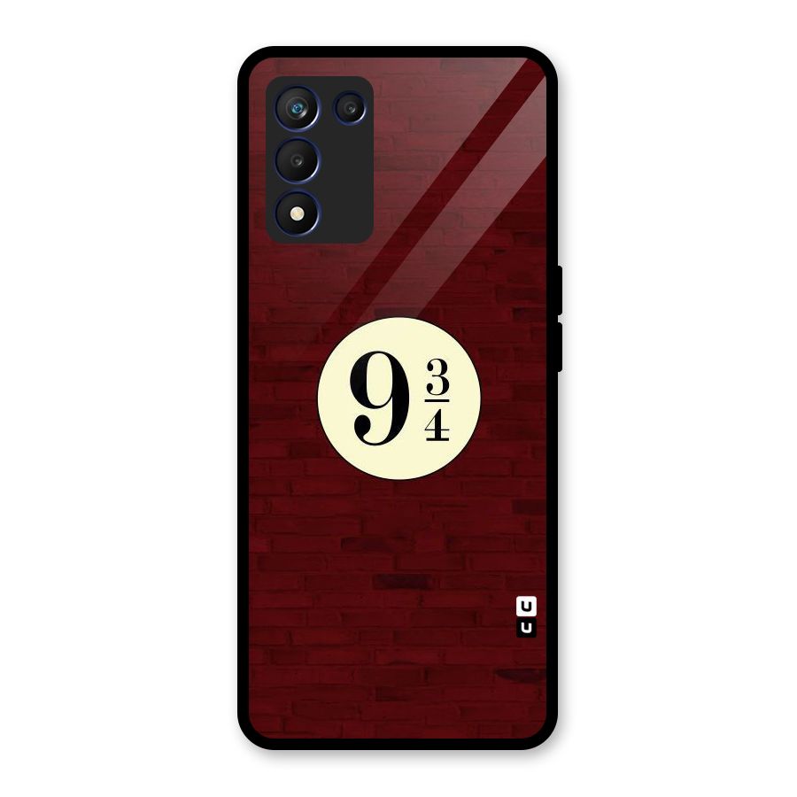 Red Wall Express Glass Back Case for Realme 9 5G Speed