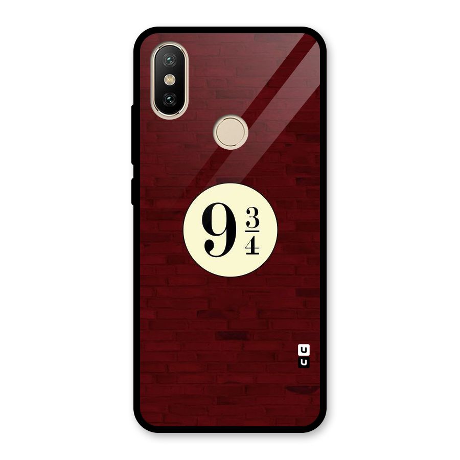 Red Wall Express Glass Back Case for Redmi A2