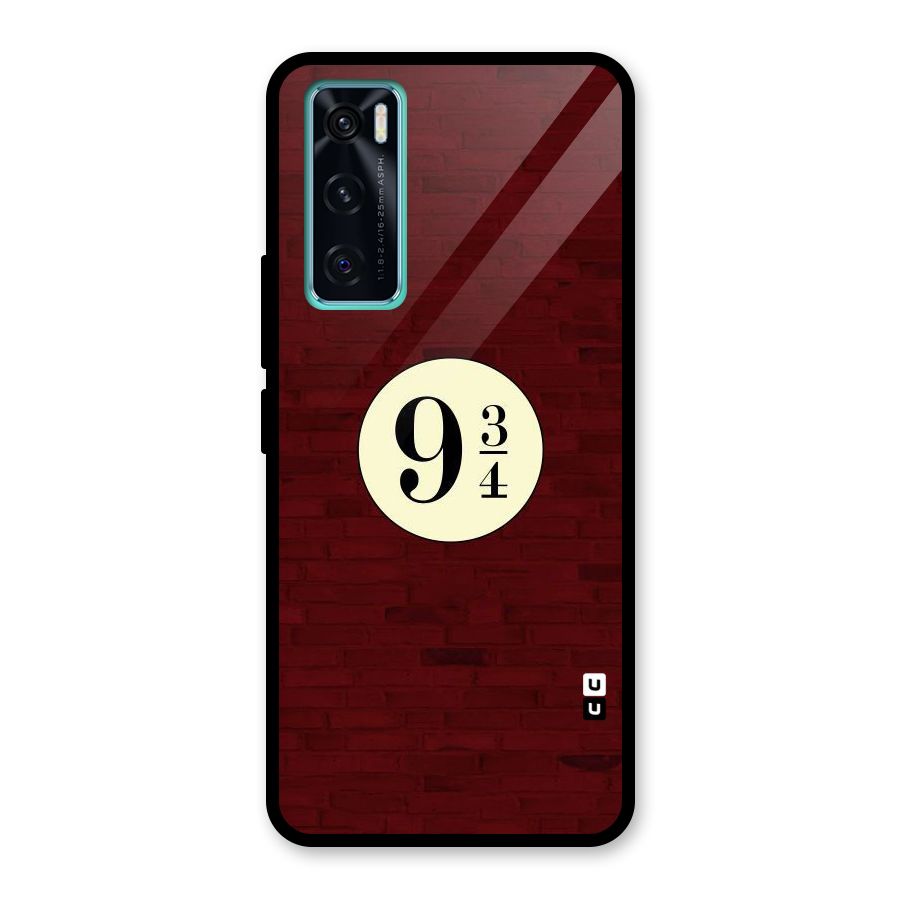 Red Wall Express Glass Back Case for Vivo V20 SE