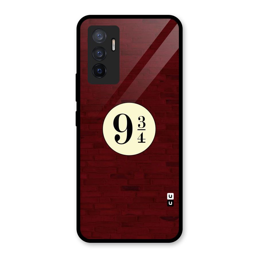 Red Wall Express Glass Back Case for Vivo V23e