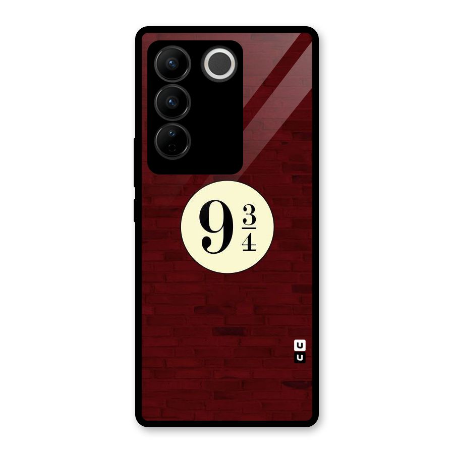 Red Wall Express Glass Back Case for Vivo V27