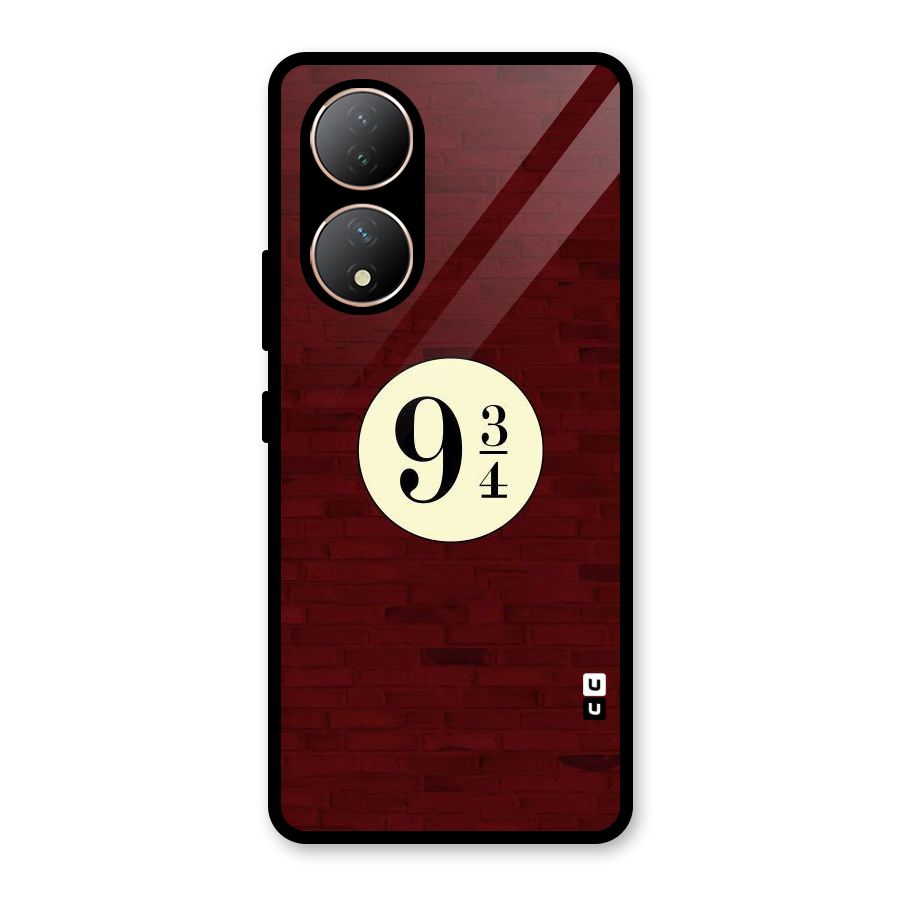 Red Wall Express Glass Back Case for Vivo Y100A