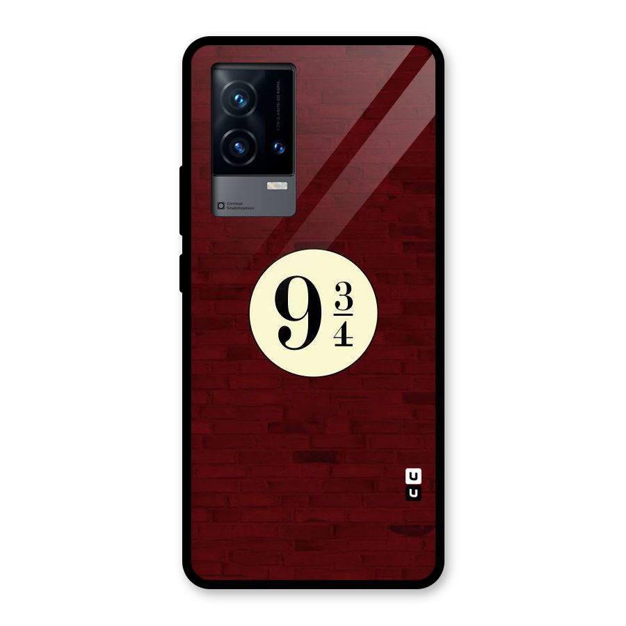 Red Wall Express Glass Back Case for iQOO 9 5G