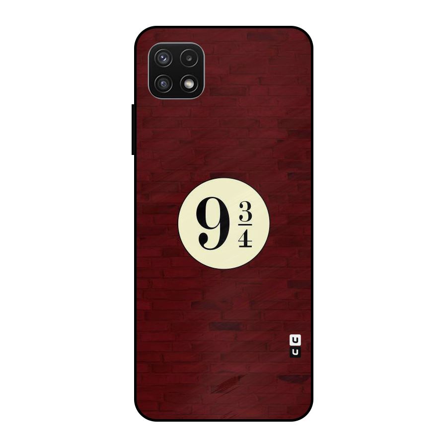 Red Wall Express Metal Back Case for Galaxy A22 5G