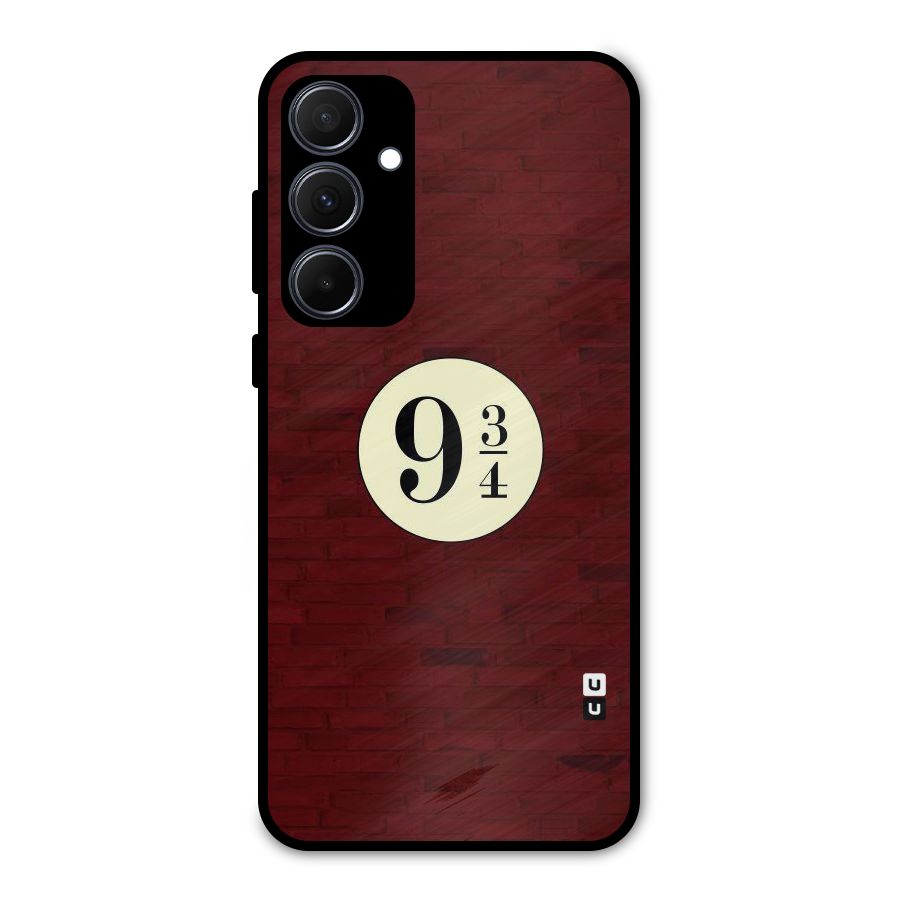 Red Wall Express Metal Back Case for Galaxy A35