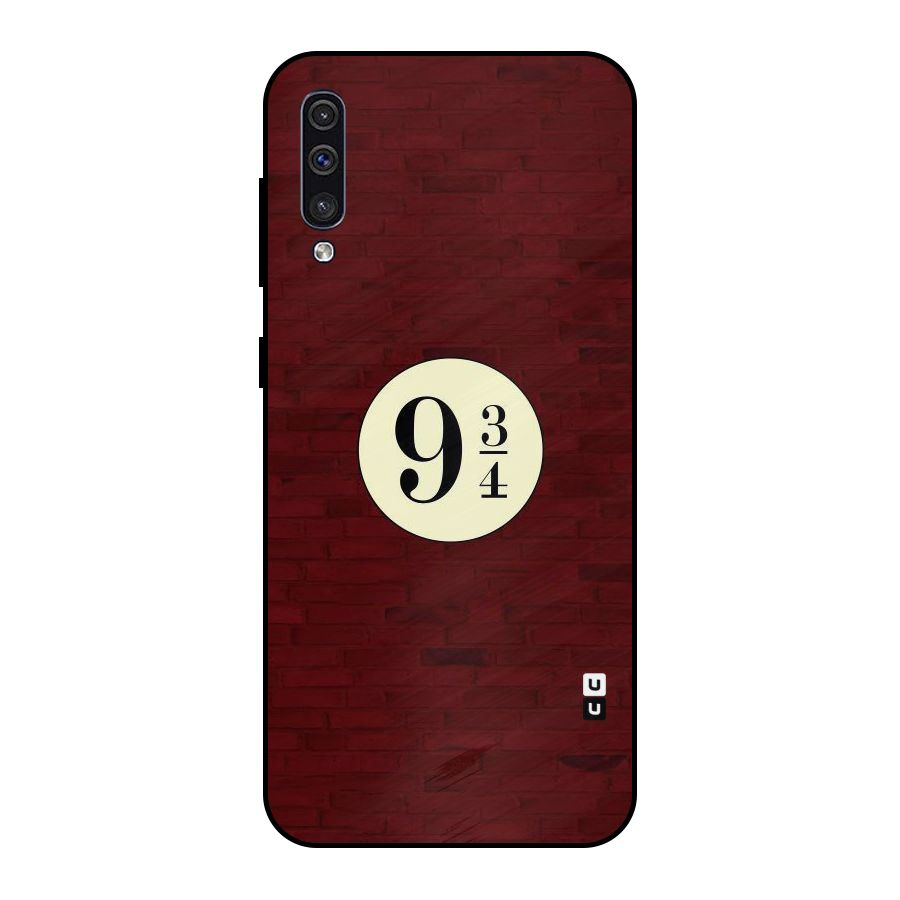 Red Wall Express Metal Back Case for Galaxy A50