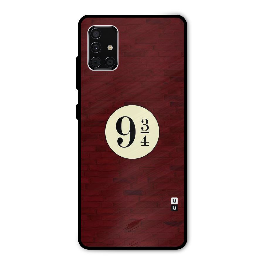 Red Wall Express Metal Back Case for Galaxy A51