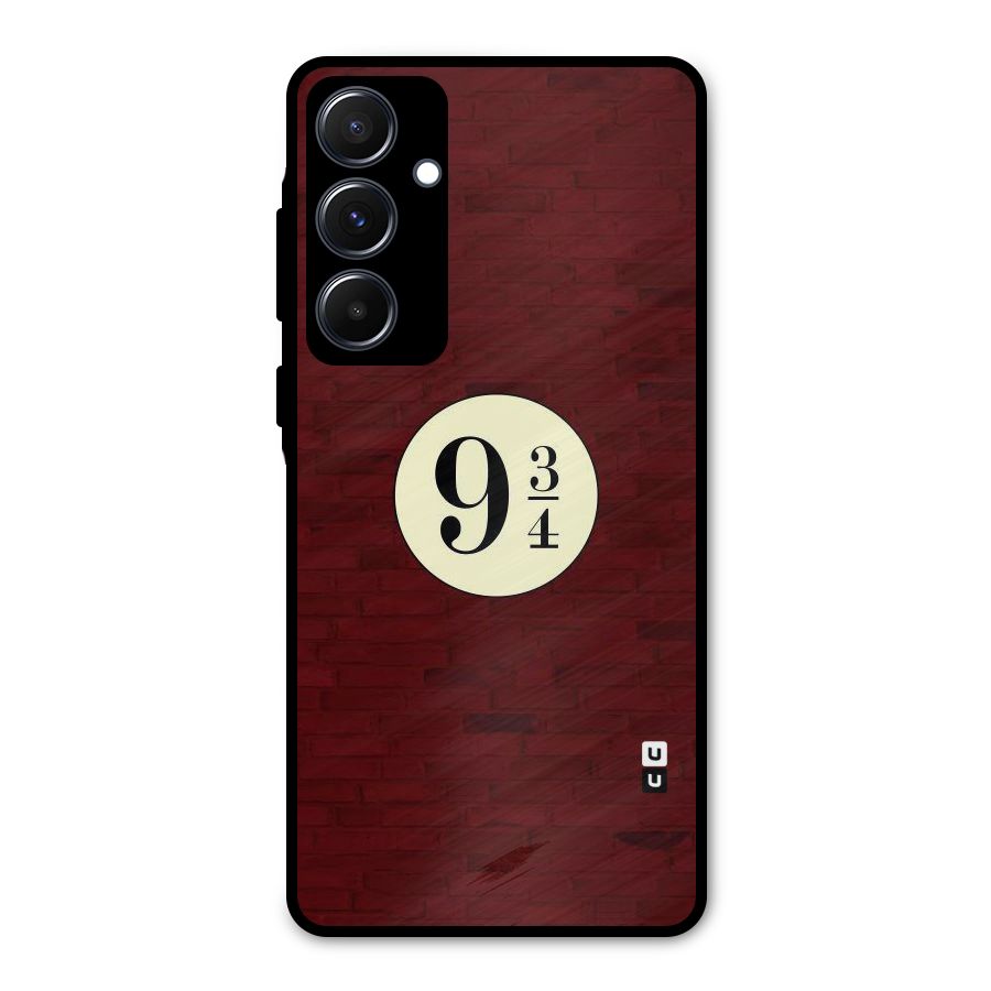 Red Wall Express Metal Back Case for Galaxy A55