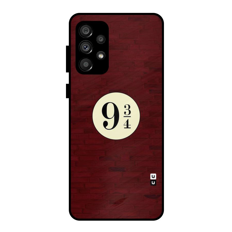 Red Wall Express Metal Back Case for Galaxy A73 5G