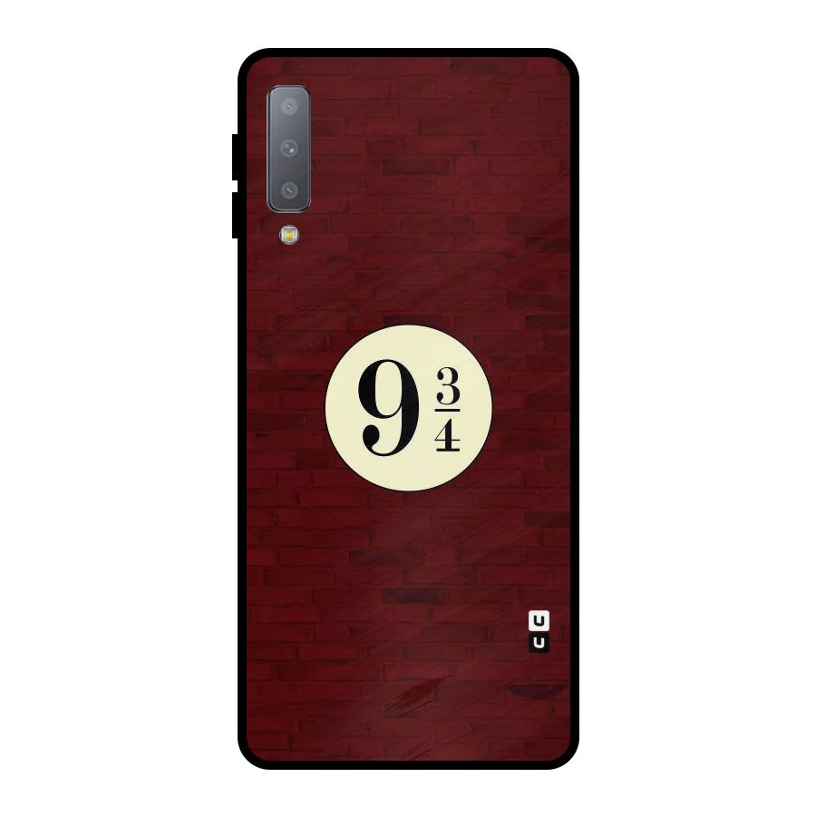 Red Wall Express Metal Back Case for Galaxy A7 (2018)