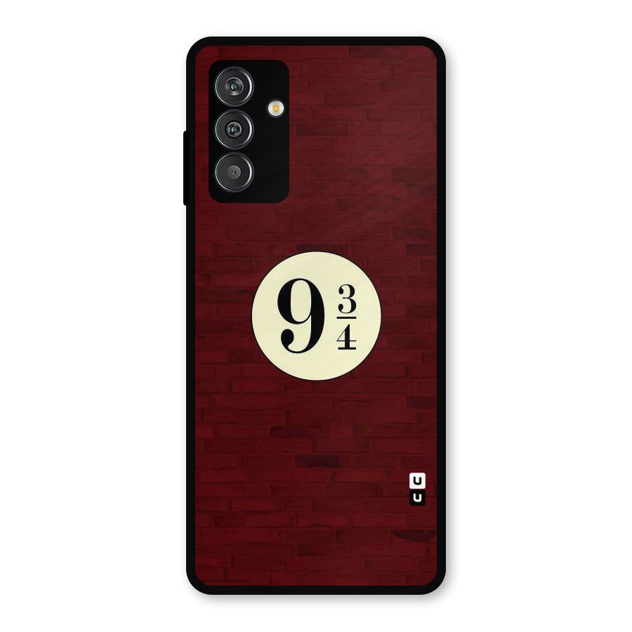 Red Wall Express Metal Back Case for Galaxy F13