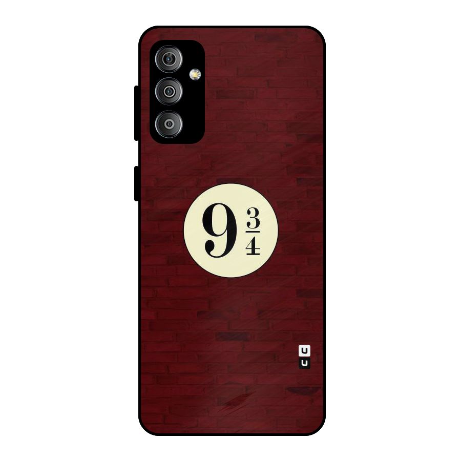 Red Wall Express Metal Back Case for Galaxy F23