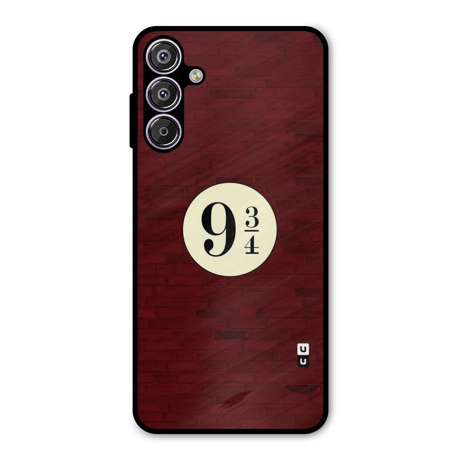 Red Wall Express Metal Back Case for Galaxy M15