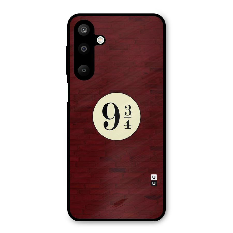 Red Wall Express Metal Back Case for Galaxy M16