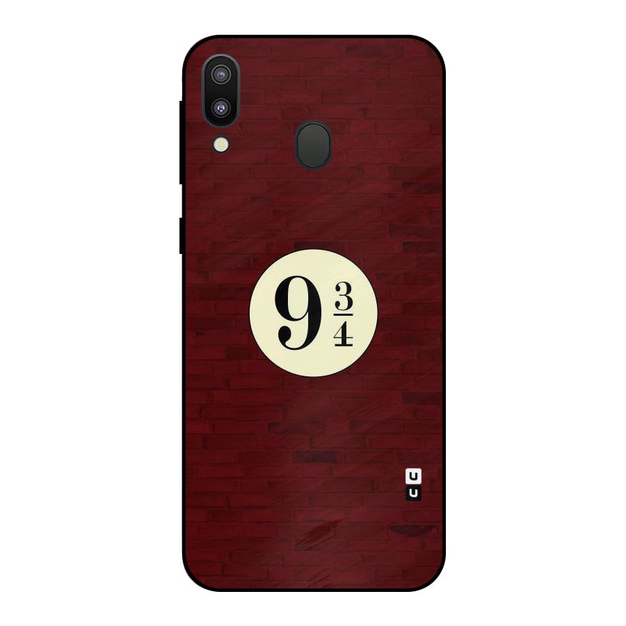 Red Wall Express Metal Back Case for Galaxy M20