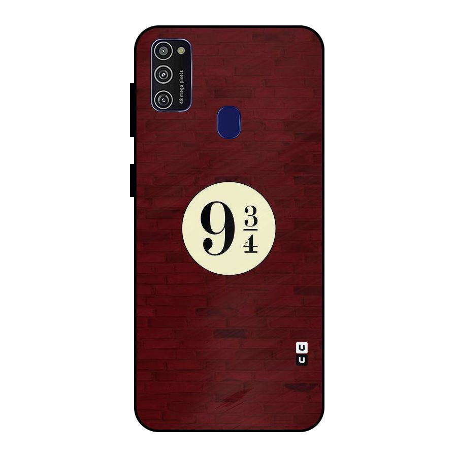 Red Wall Express Metal Back Case for Galaxy M21