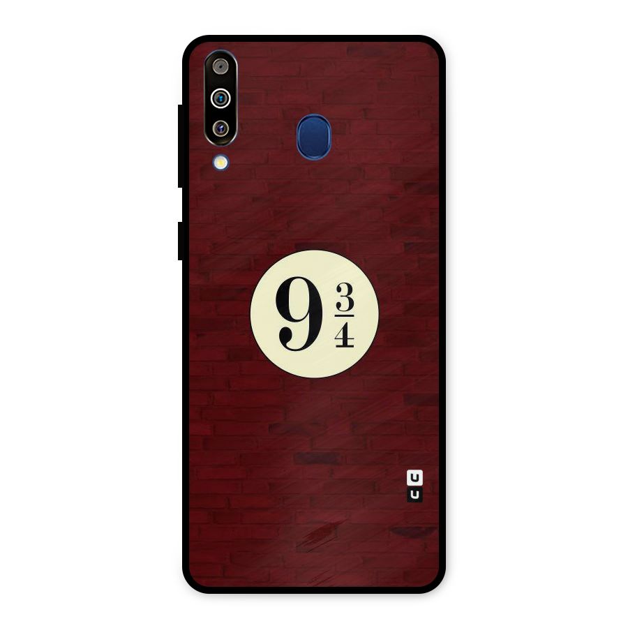 Red Wall Express Metal Back Case for Galaxy M30