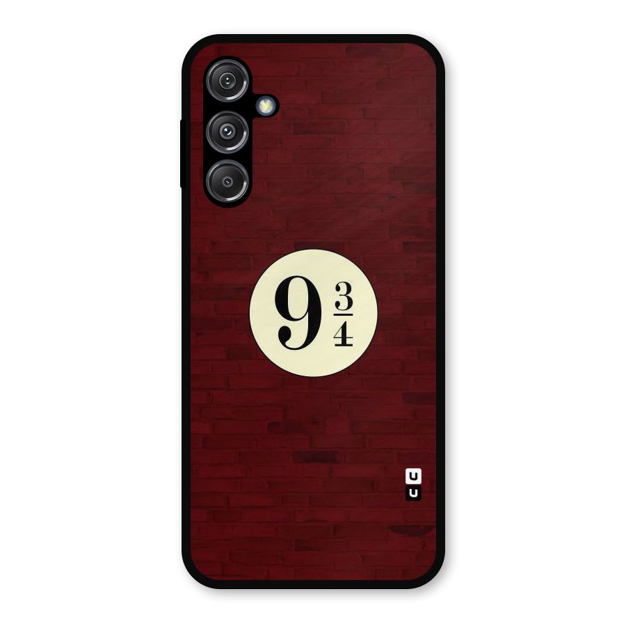 Red Wall Express Metal Back Case for Galaxy M34 5G