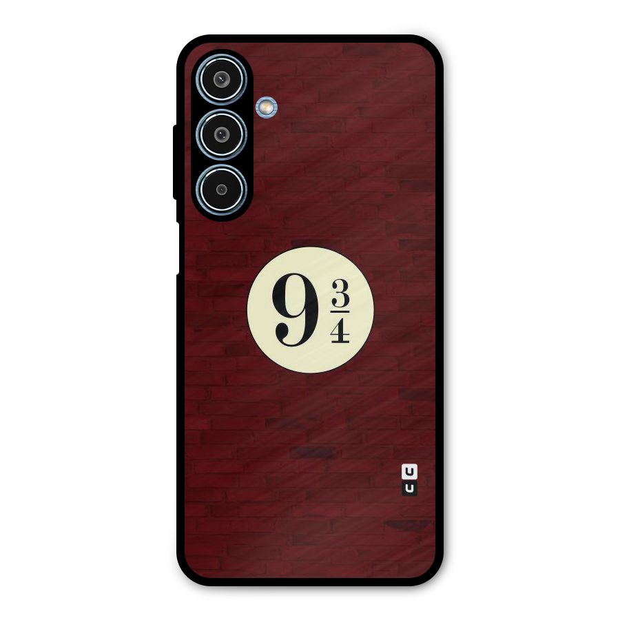 Red Wall Express Metal Back Case for Galaxy M35