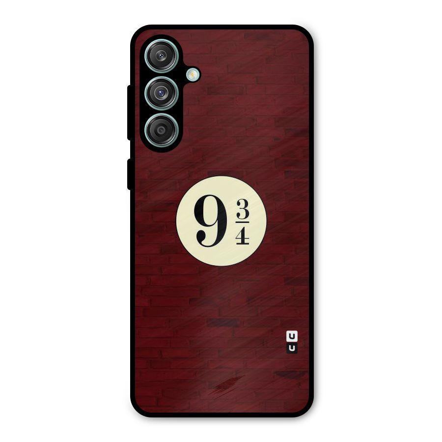 Red Wall Express Metal Back Case for Galaxy M55 5G